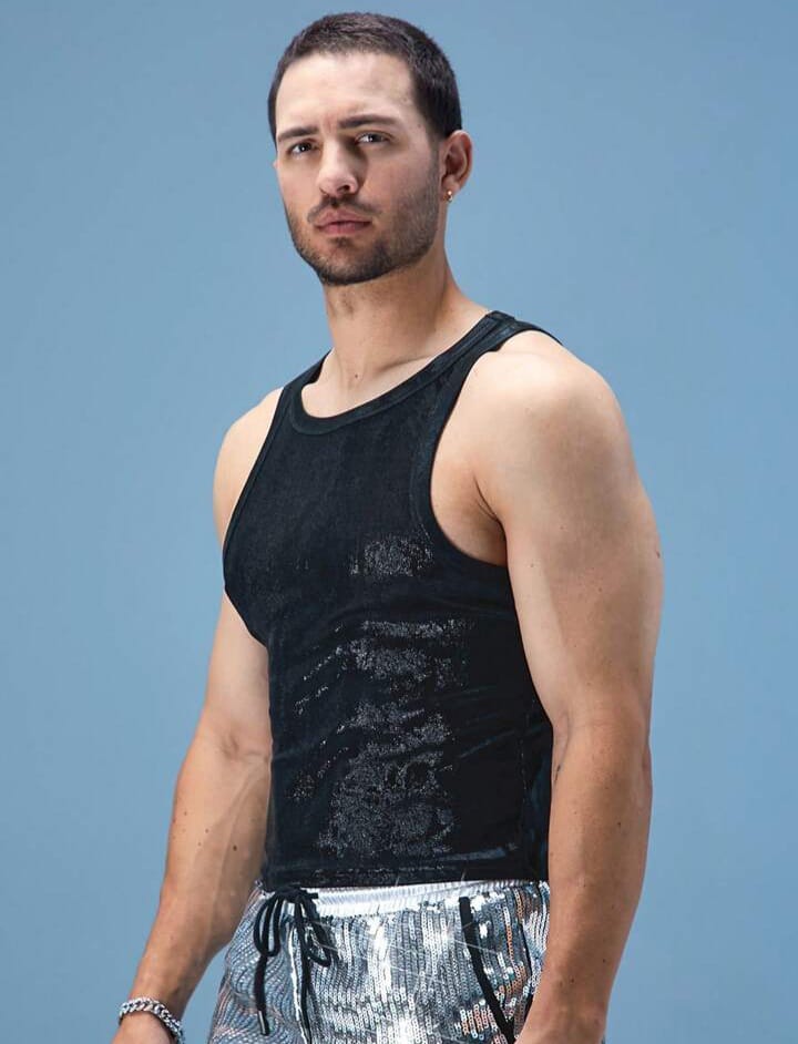 Men's Casual Slim Fit Round Neck Tank Top, Summer